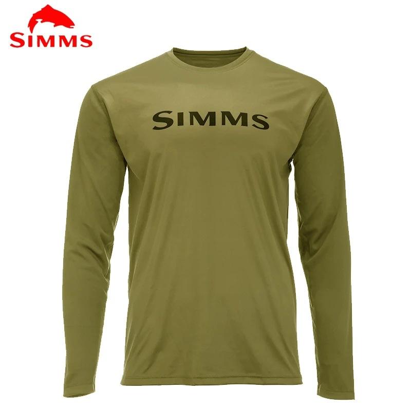 Горячая Распродажа SIMMS Одежда от солнца Камуфляжный Рыболовный Костюм Luya Футболка с длинным рукавом Летний Открытый Рыболовный Костюм Дышащий