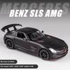 1:32 Mercedes Benz SLS AMG супер спортивный автомобиль литой модели автомобиля звук и свет детская игрушка украшения мальчик подарок коллекция хобби