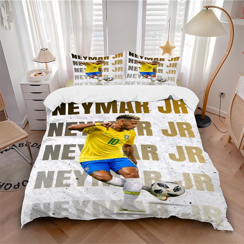 3Pcs Dynamic Soccer Legend Bedding Sets For All Sizes New 3D Printed Bed Cover Comforter Duvet Cover Pillowcase Bedroom Decoration