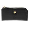 Длинный кошелек для мужчин и женщин IL BISONTE с застежкой-молнией для монет SCW011 PV0005 [IL BISONTE] Складной, L-образный (PV0005 BK128/NERO (черный)) [Элемент]