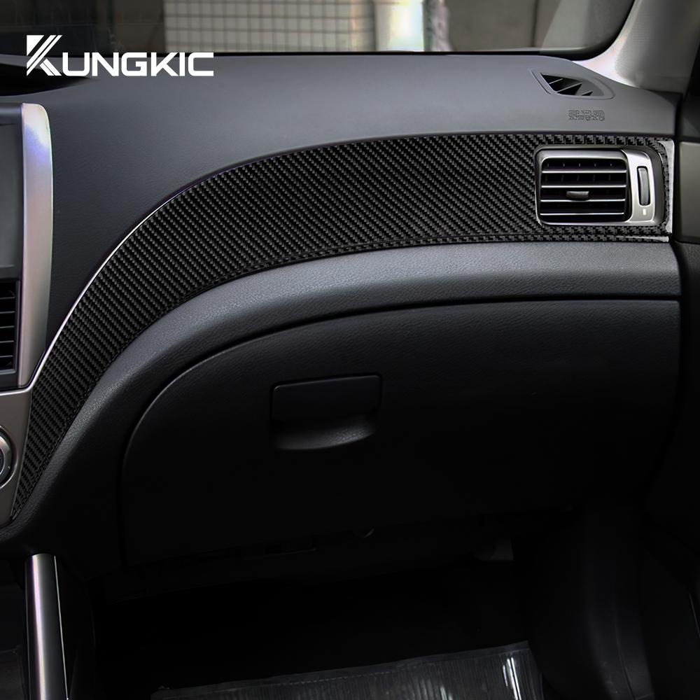 Наклейка на интерьер в стиле карбона для Subaru Forester 2009 2010 2011 2012 Панель интерьера