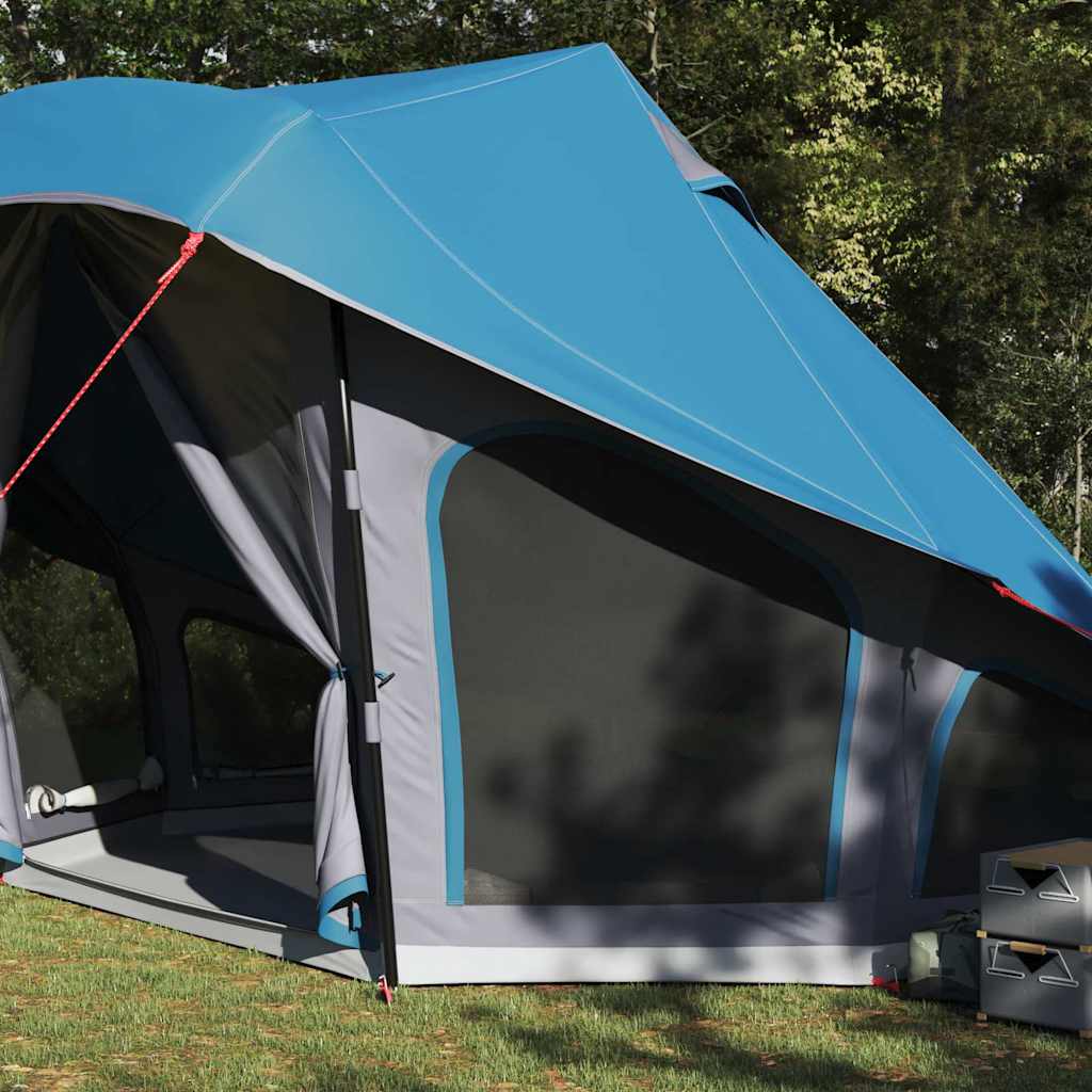Tipi Tent with Roof and Storage Blue 508 x 470 x 300 cm Taffeta