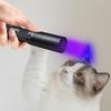 20W Portable 365nm UV Flashlight USB Rechargeable Resin Curing Dry Glue Pet Urine Detection Handheld Ultraviolet Lamp LED Blacklight