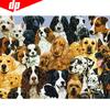 Diamond Embroidery Dog And Cat Family Diamond Painting Animal Full Round Mosaic Rhinestone