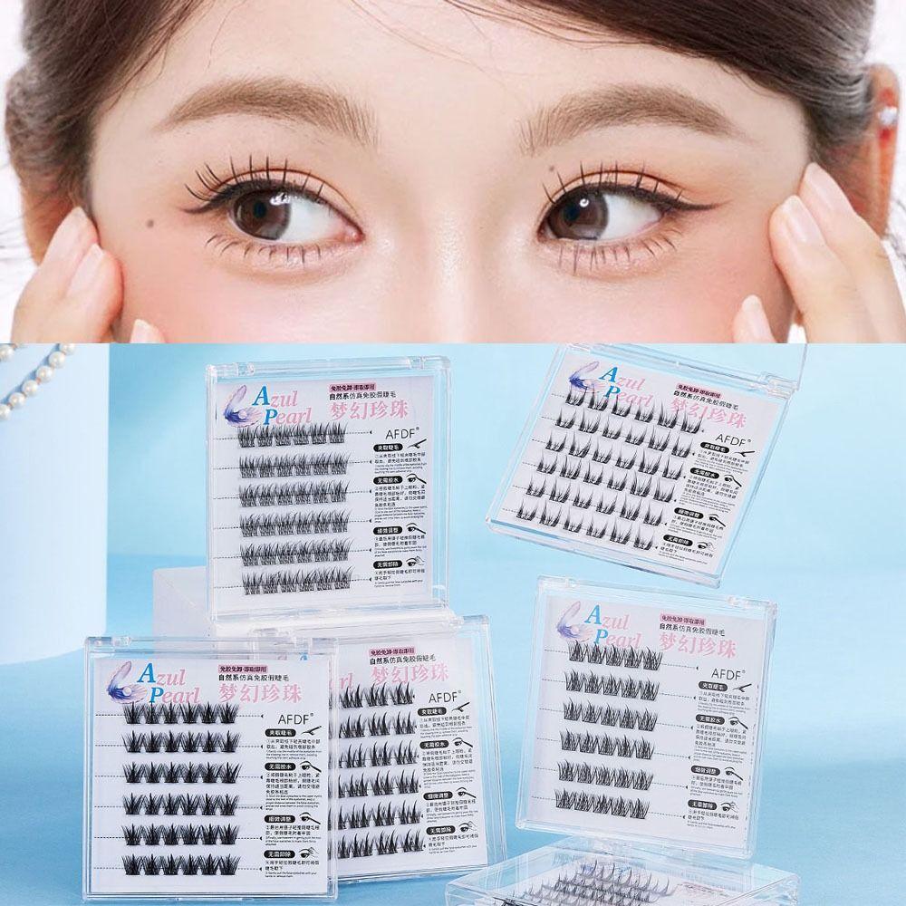 Clusters Self-adhesive False Eyelashes Soft Segmented Eyelashes Bundles  Travel