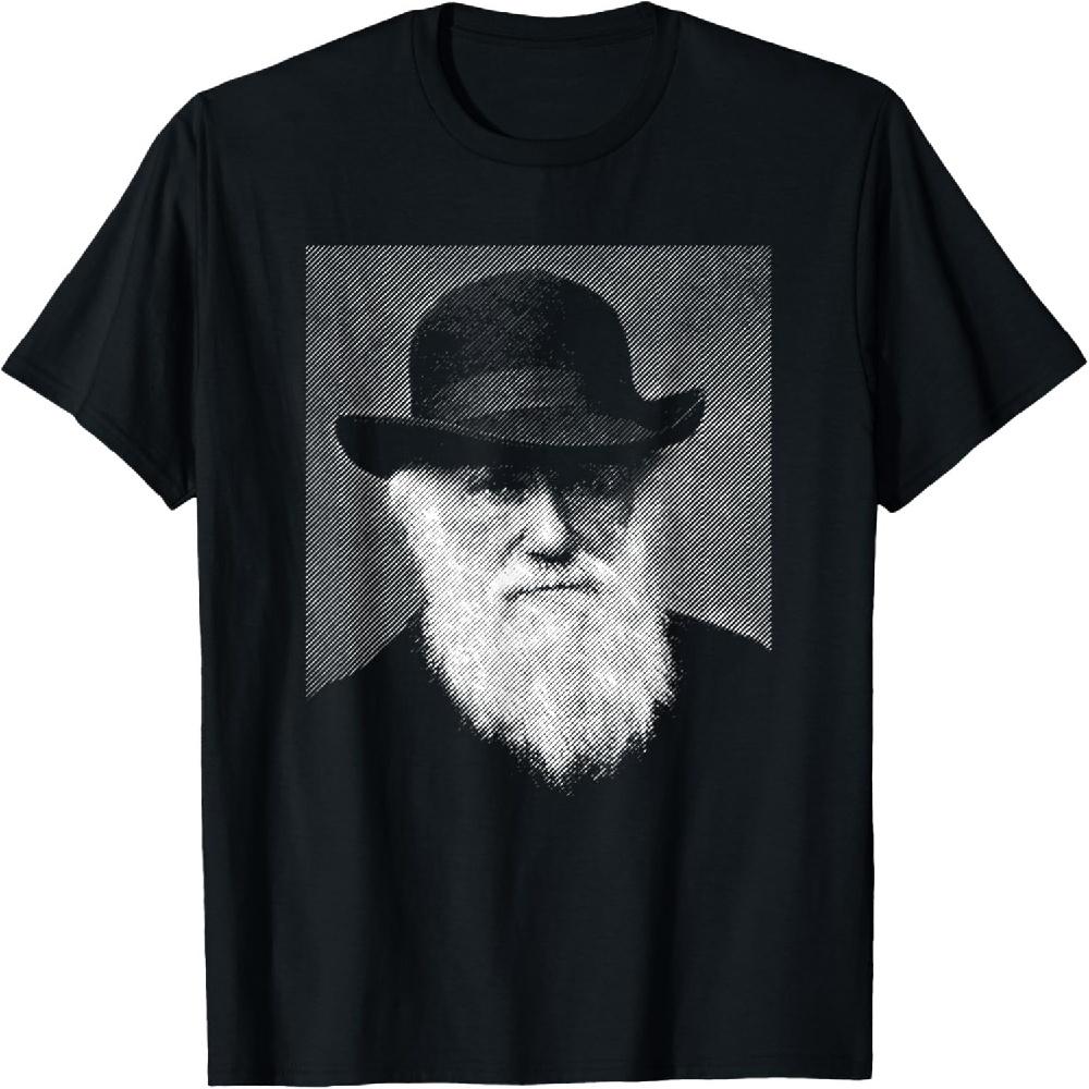 Футболка с портретом Чарльза Дарвина