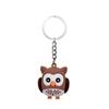 Toy Cute Student Gift Bag Charms Party PVC Owl Keychain Car Keychain Owl Pendant Animal Keyring