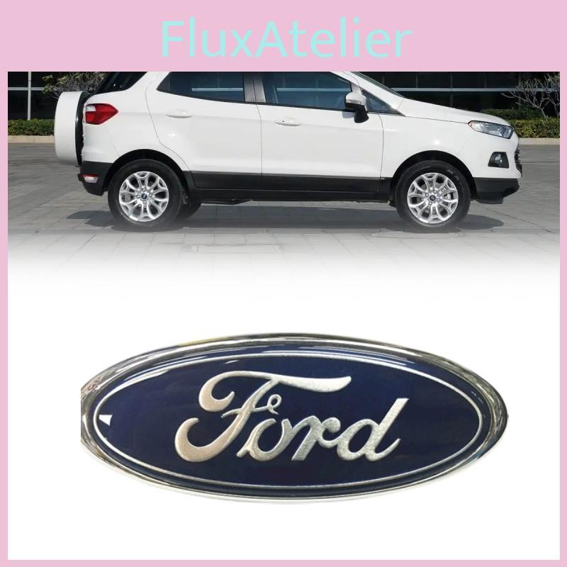 Шильдик-овал Ford для решетки радиатора, эмблема автомобиля, наклейка из АБС-пластика, передняя метка, задняя