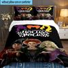 Magical Three Witch 3pcs Bedding Set,Including 1pc Duvet Cover And 2pcs Pillowcases Perfect Gift for Christmas,Ideal for Bedroom, Dormitory