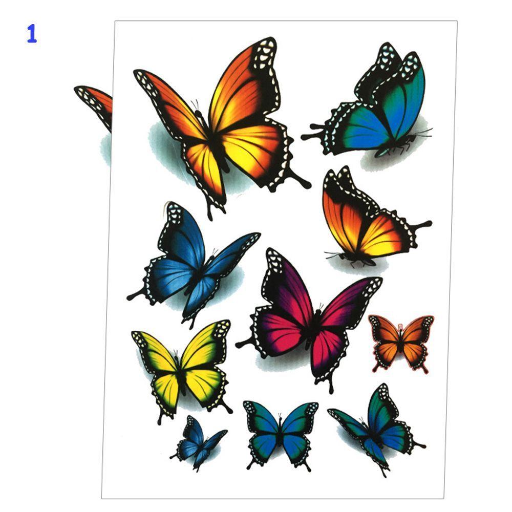 Colorful Automotive Butterfly Simulation Car Stickers Decals Auto Exterior Decors Scratch Sticker