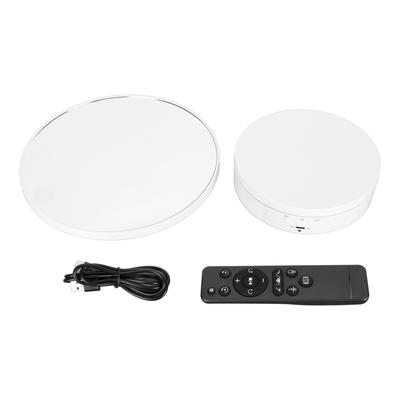 Вращающийся дисплейный стенд 2 в 1, автоматический электрический поворотный стол на 360 градусов с дистанционным управлением для