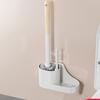 Wall Mounted Toilet Brush Set Durable Toilet Scrubber No Dead Corners Cleaning Brush  Bathroom