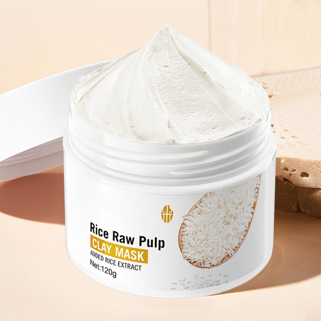 Пилинг-маска, глубокое очищение лица, носа, темных кругов, прыщей, рисовая очищающая грязевая маска, подходит для всех типов кожи