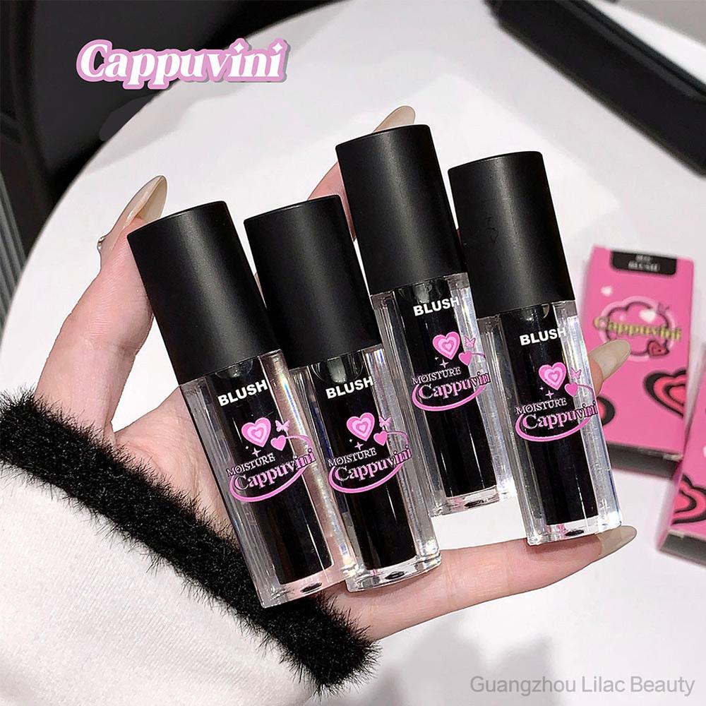 CAPPUVINI Жидкие румяна, меняющие цвет, меняющие температуру. Натуральные, не выцветающие румяна.