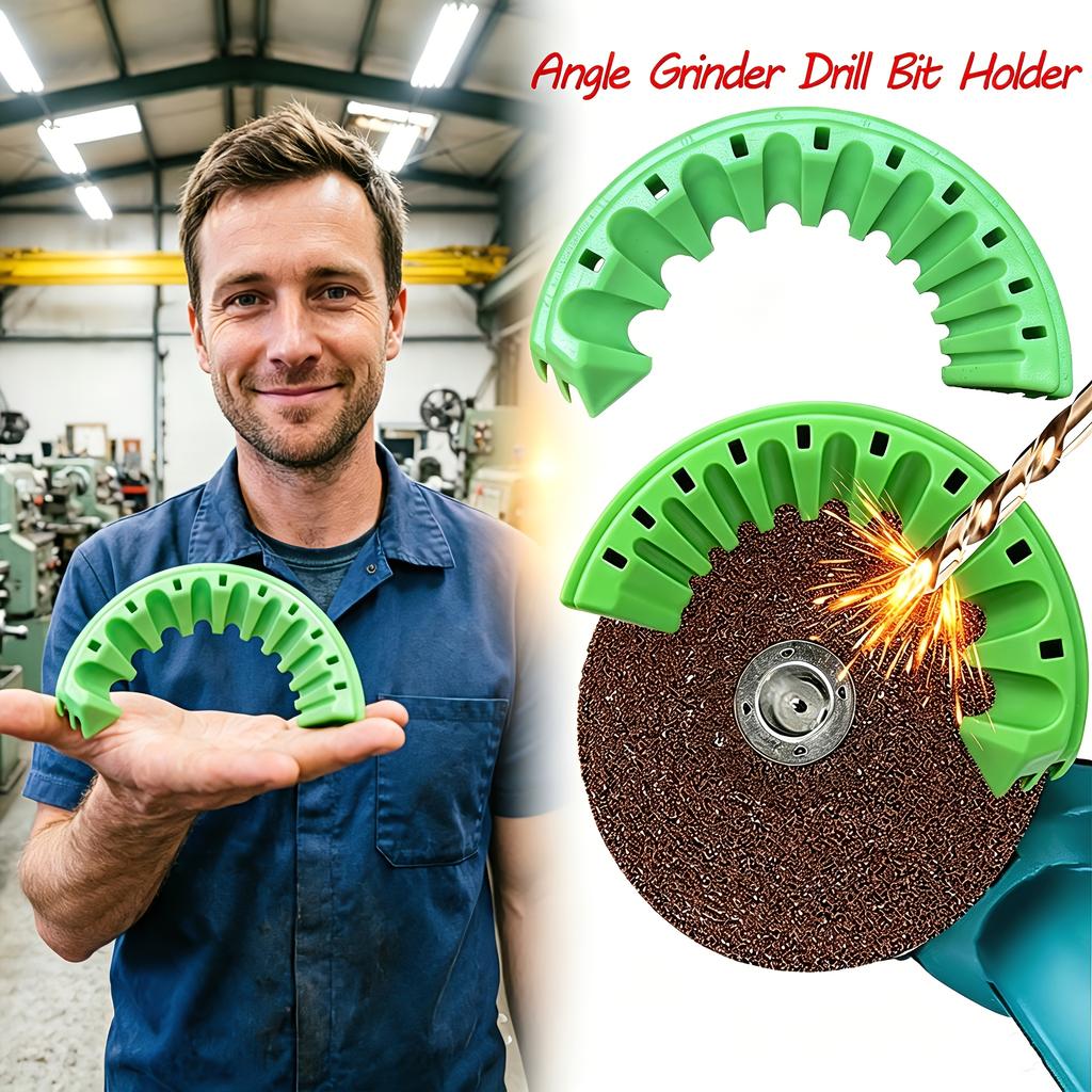 Drill Bit Grinding Holder Tool with Maintenance Cloth and Grinding Frame