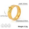 Xiaomi Skyrim Heart Charm Rings for Women Bohemian Stainless Steel Gold Color Aesthetic Ring 2026 Trend Korean Jewelry Birthday Gift