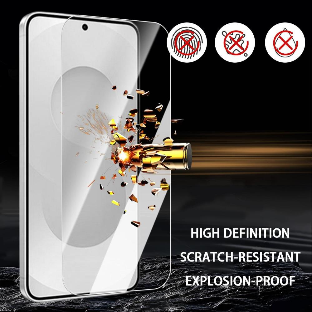 Для Samsung Galaxy S26 Ultra 6-в-1 Закаленное Стекло Защитная Пленка для Переднего Экрана HD Clear Защитная Пленка для Линз для Samsung Galaxy S26Plus