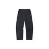 Solid Color Straight Leg Soft Comfortable Versatile Knitted Sports Pants Women Bottoms Black 962427309-5