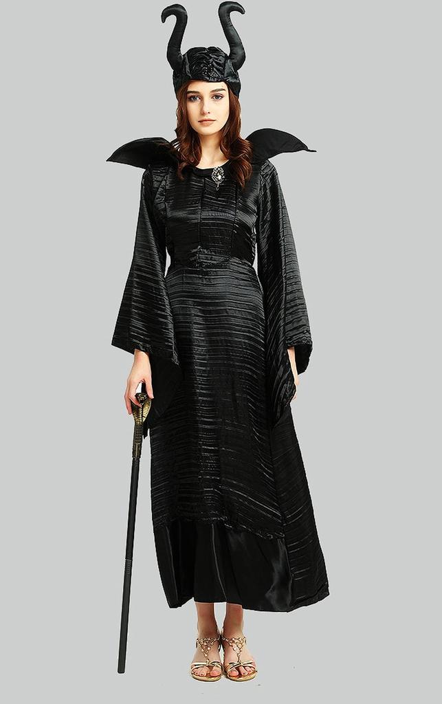 [Hosaku Co., Ltd.] Ведьма Призрак Спящая Красавица Малефисента Вампир Призрак Зомби Вампир Дьявол Костюм Женский Маскарадный костюм (Ведьма 3)
