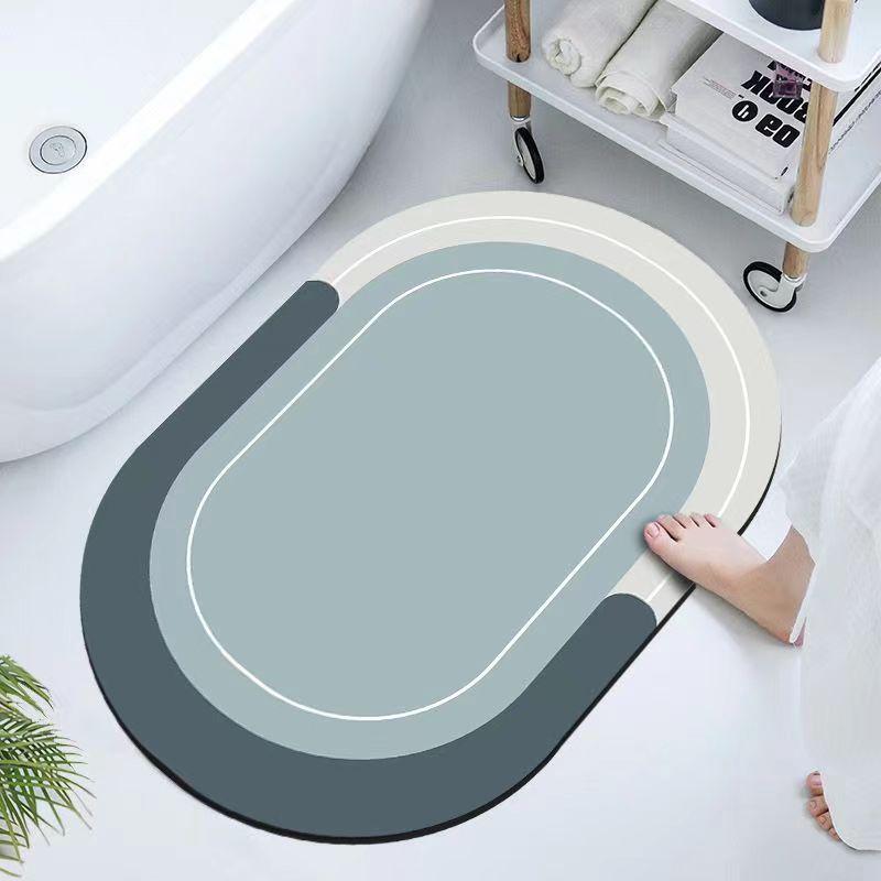 Впитывающий коврик для унитаза, противоскользящий коврик для ног в ванной, коврик для душа в туалете