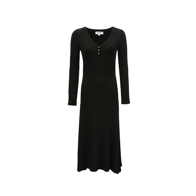 VEROMODA V-Neck Long Sleeve A-Line Midi Dress