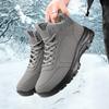Мужские плюшевые теплые зимние ботинки, непромокаемые, нескользящие, модные и универсальные, для путешествий на открытом воздухе, походные ботинки