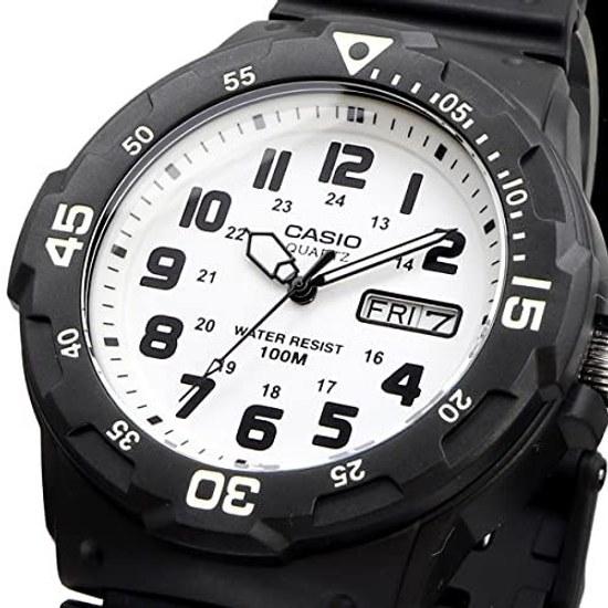 Casio Standard Quartz Wristwatch MRW-200H-7BV Mens WhiteArabic Overseas Model