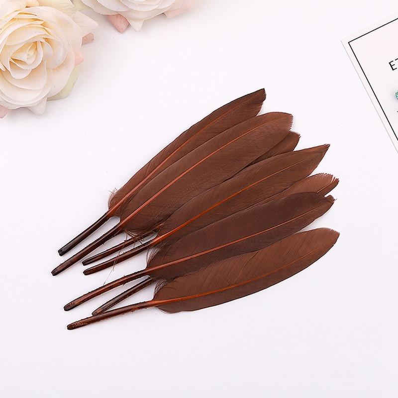 20/100pcs Duck Feathers DIY Feathers for Jewelry Making Plumes Earring Home Wedding Decoration Plumas Crafts Accessories 10-15CM