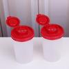 Seasoning Box with Lid Moisture Proof Plastic Lunch Boxes Travel Pepper Shaker for Kitchen