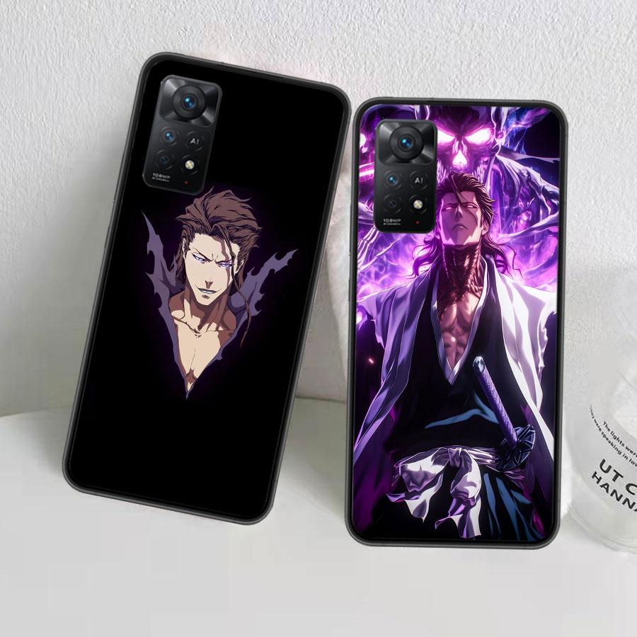 Чехол для телефона Bleach Айзен Сосуке для Xiaomi Redmi Note 12 Plus 12S 11 11T Pro 5G 11E 11S 4G 10 10S 9 9S 9T 8 8T 7 Обложка Shell Coq