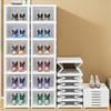 Foldable Shoe Rack Home Multi-layer Shoe Cabinet Convenient Simple Storage Shoe Box One Piece Pull-out Ready To Use Shoe Rack