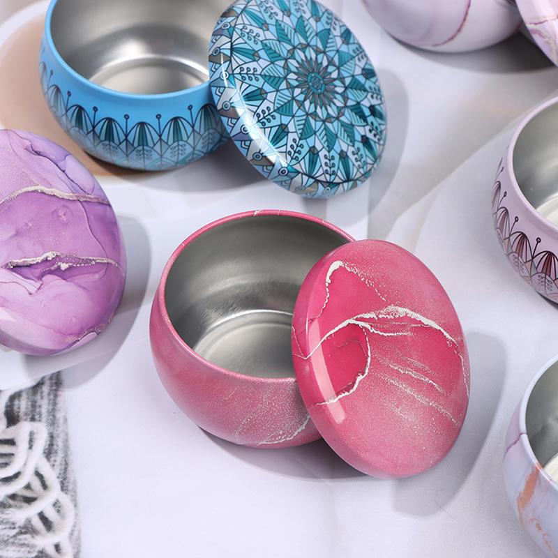 Жестяные банки для свечей Набор для самостоятельного изготовления свечей Держатель для хранения сухих специй сладостей