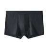 Men Boxer Underwear Mid-rise Elastic Waistband Patchwork Color Shorts Briefs U-Convex Breathable Panties