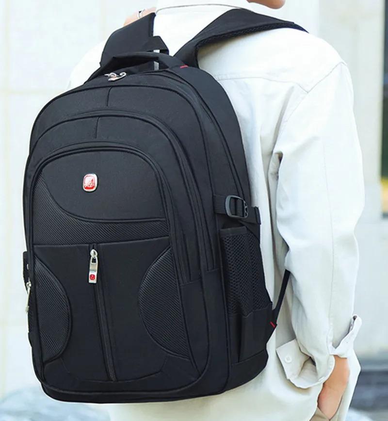 Men's Large Capacity Backpack Multifunctional Laptop Backpack Leisure Outdoor Travel Bag Waterproof Student Schoolbag