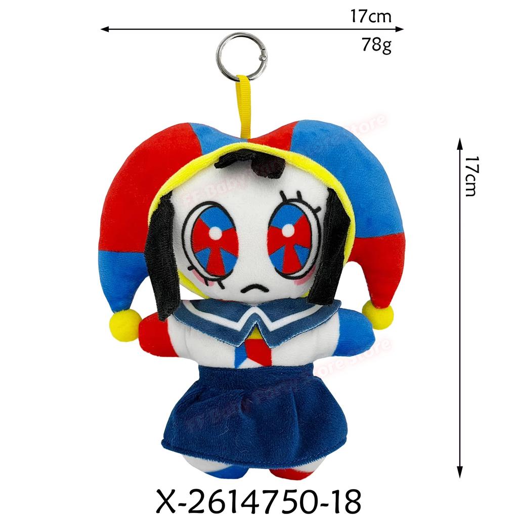 Jax Plush Digital Doll Circus Maid Magical Rabbit Clown Plush Dolls Periphery Stuffed Doll Home Decor Party Favor Birthday Gift