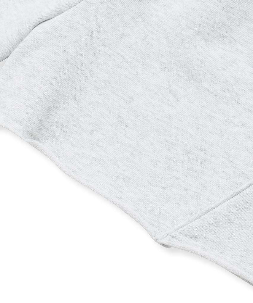 BROWNBREATH W Tag Sweat Shorts - Ash