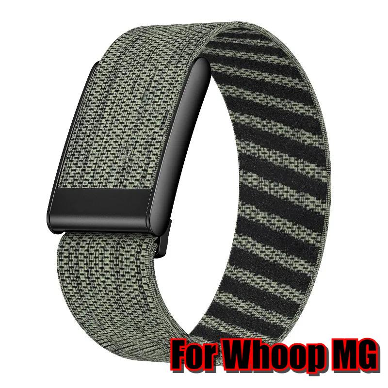 Compatible with WHOOP 5.0 / For Whoop MG WristBand Soft-Touch Silicone Waterproof Sweatproof Soft Adjustable Rubber Band for Whoop 5.0/MG