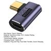 Угловой адаптер Type-C на Type-C 40 Гбит/с USB 4.0 100 Вт 5 А Преобразователь USB C Male на USB C Female для ноутбука, аксессуары для телефона