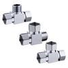 Металлическая труба фитинг утолщение соединитель водопроводной трубы усиленные тройники фитинг трубы для дома и промышленного сантехнического оборудования