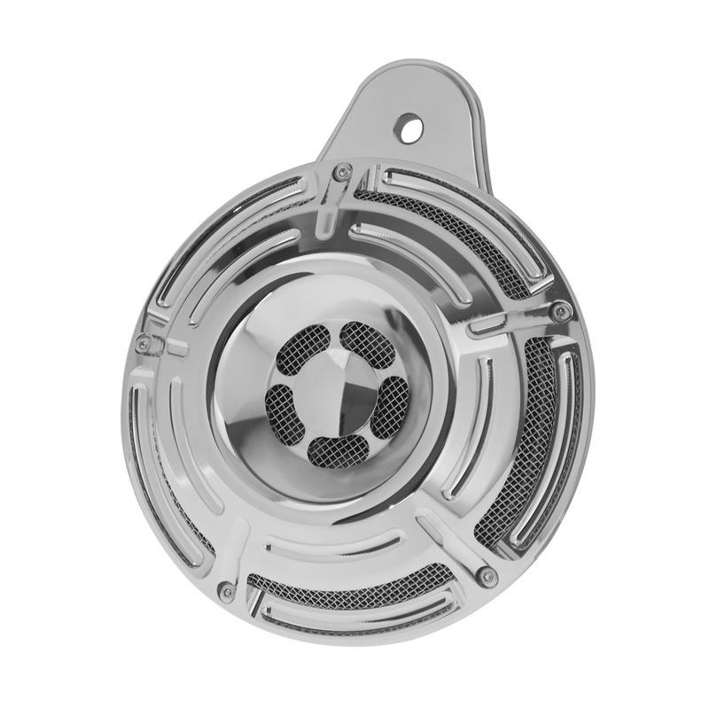 Motorcycle Chrome Horn Cover CNC Aluminum Horn Assembly For Harley Touring 1991-Later Big Twin Sportster XL 883 1200 07-Up
