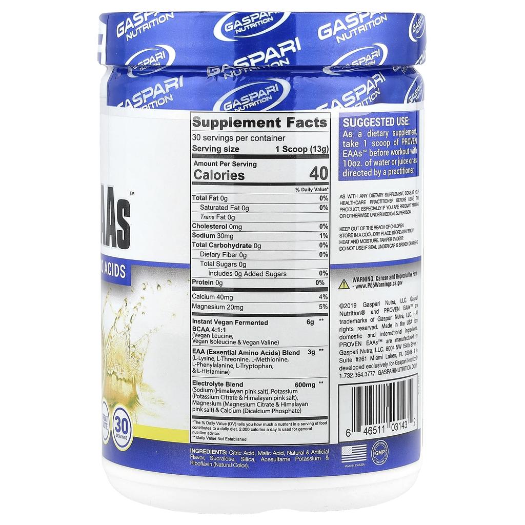 Proven Eaas™, Lemon Ice, 390G(13.75Oz)