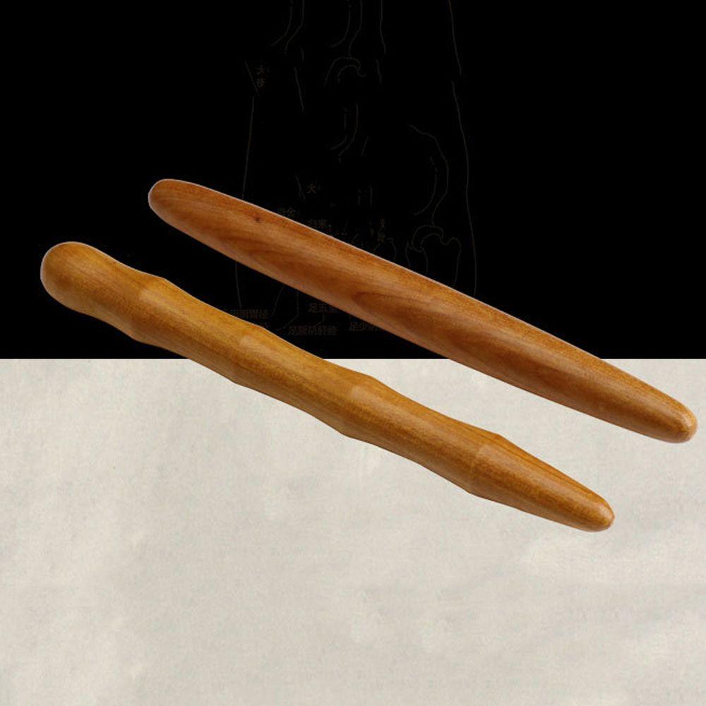 Голова Ноги Пресс Акупунктурные точки Деревянная массажная палочка Массажер для ног Массажные палочки для тела Инструмент для ухода за кожей