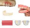 Krasada Homemade Simple Dentures Front Teeth of Dentures Applied On Top and Bottom Instant Smile Resin Whitening Dentures Oral Health Partial Dentures