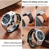 Резиновая подошва из коровьей кожи ремешок для часов для серии Casio Steel Heart GST-B100/1110/W300 модифицированный матовый кожаный ремешок для часов для мужчин