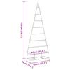 Metal Christmas Tree for Decorations Black 150 cm
