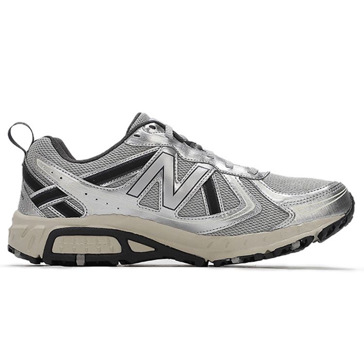 New Balance 410v5 Кроссовки для трейлраннинга Серебристо-черные Унисекс MT410KR5