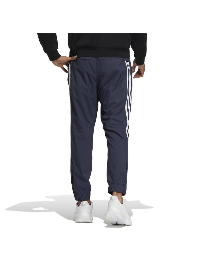 Adidas Stretch Track Legend Size M Men's Denim-Look Pants, BXF23, Ink/White (IA9386),