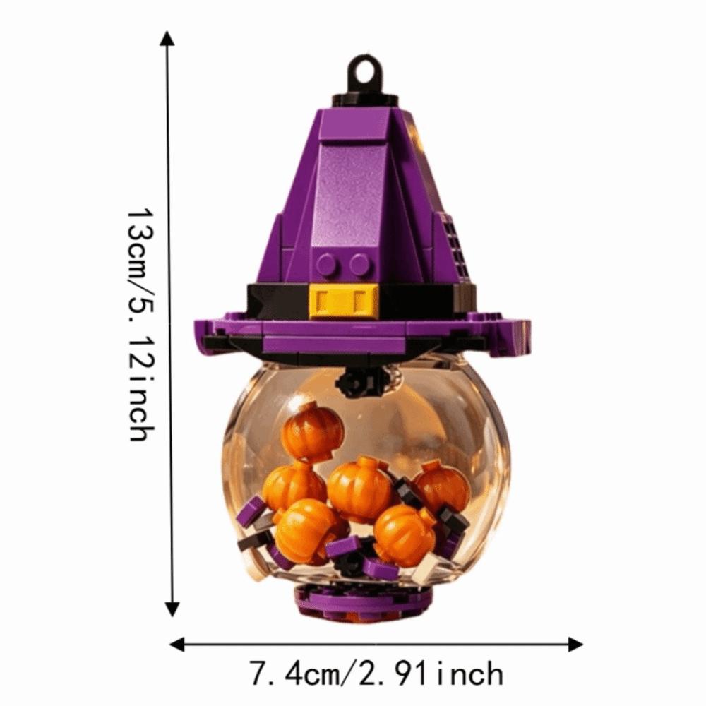 Red Spider Building Blocks Ornaments One-Eyed Monster DIY Assembly Toy  Halloween