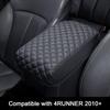 JKCOVER Center Console Armrest Cover Compatible With Toyota 4Runner 2010-  2024 Truck Accessories Premium PU Leather Cushion Protector (Black)