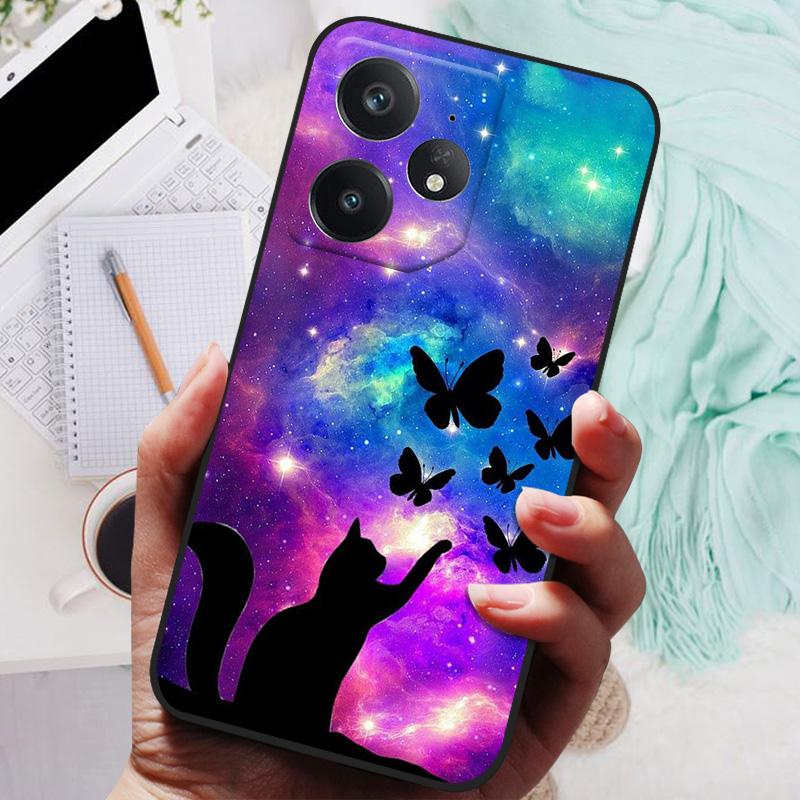 Чехол для Realme Neo7 Мягкий силиконовый чехол Черный бампер ТПУ Для чехла Realme Neo 7 Neo7 5G Funda Чехлы для телефона Матовая задняя крышка